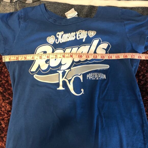 Genuine Merchandise Kansas City Royals women's size large top shirt preloved - Picture 6 of 7